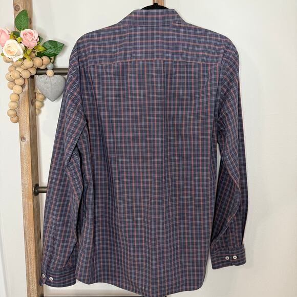 Untuckit Mens Long Sleeve‎ Button Down Dress Shirt Size X Large - Picture 5 of 7
